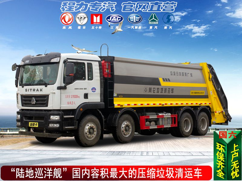 25方重汽垃圾清運壓縮車