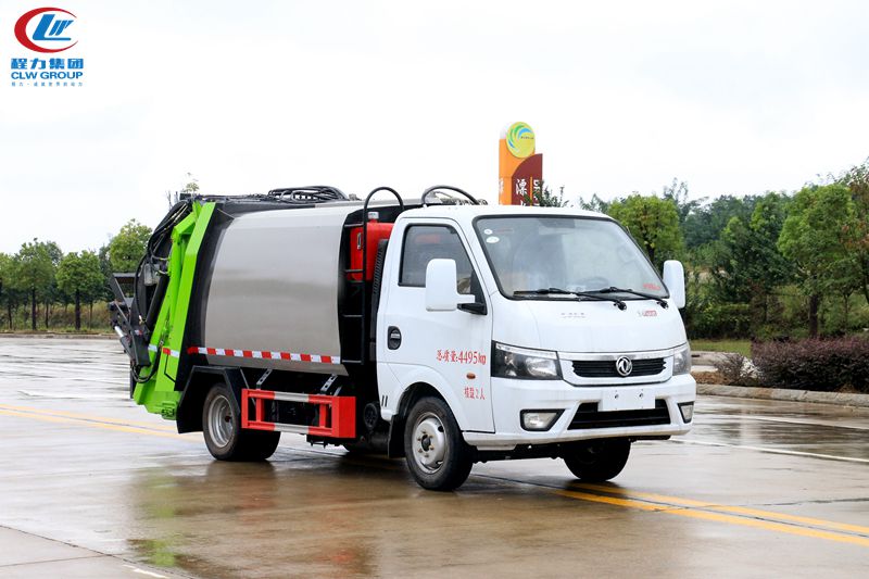 國六東風(fēng)途逸藍(lán)牌壓縮垃圾車